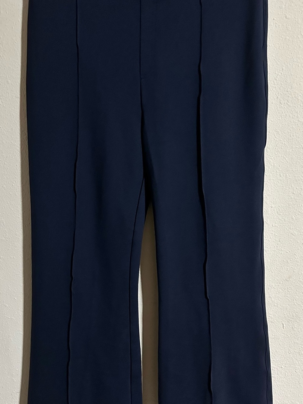 SPANX Perfect Fit Ponte Wide Leg Navy Blue Pants